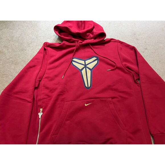 Nike Kobe Bryant Dri-FIT Pullover Red Basketball Hoodie Size Large HF0066-636 - Picture 7 of 11